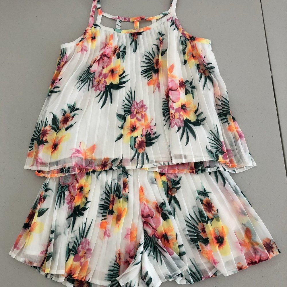 Abercrombie Kids Floral Short Set
